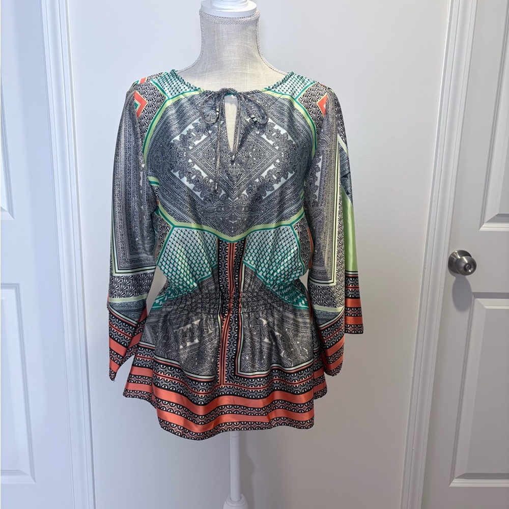Calvin Klein Multicolor Geometric Blouse